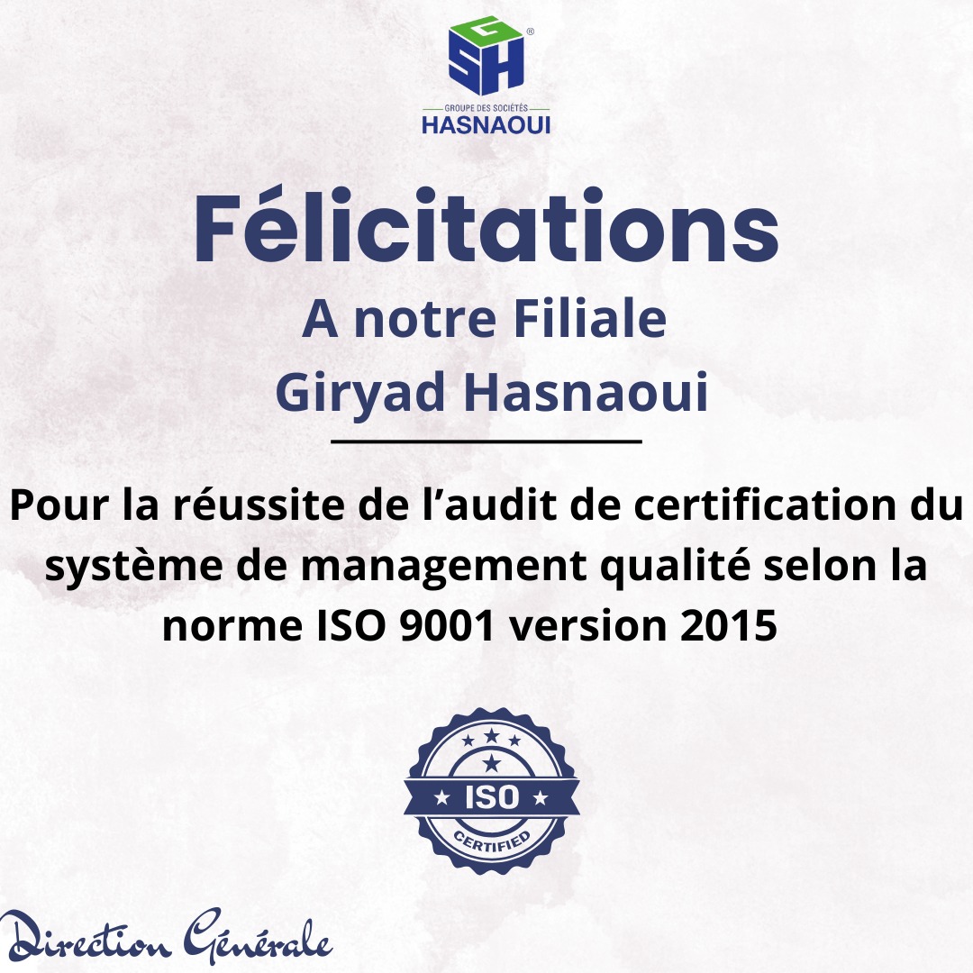 actualités groupe des sociétés hasnaoui